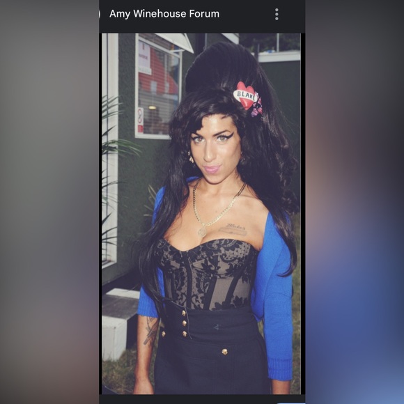 TEMPERLEY LONDON “Amy Winehouse” Black Lace & Mushroom Silk Corset Bustier US 4 - Picture 4 of 16